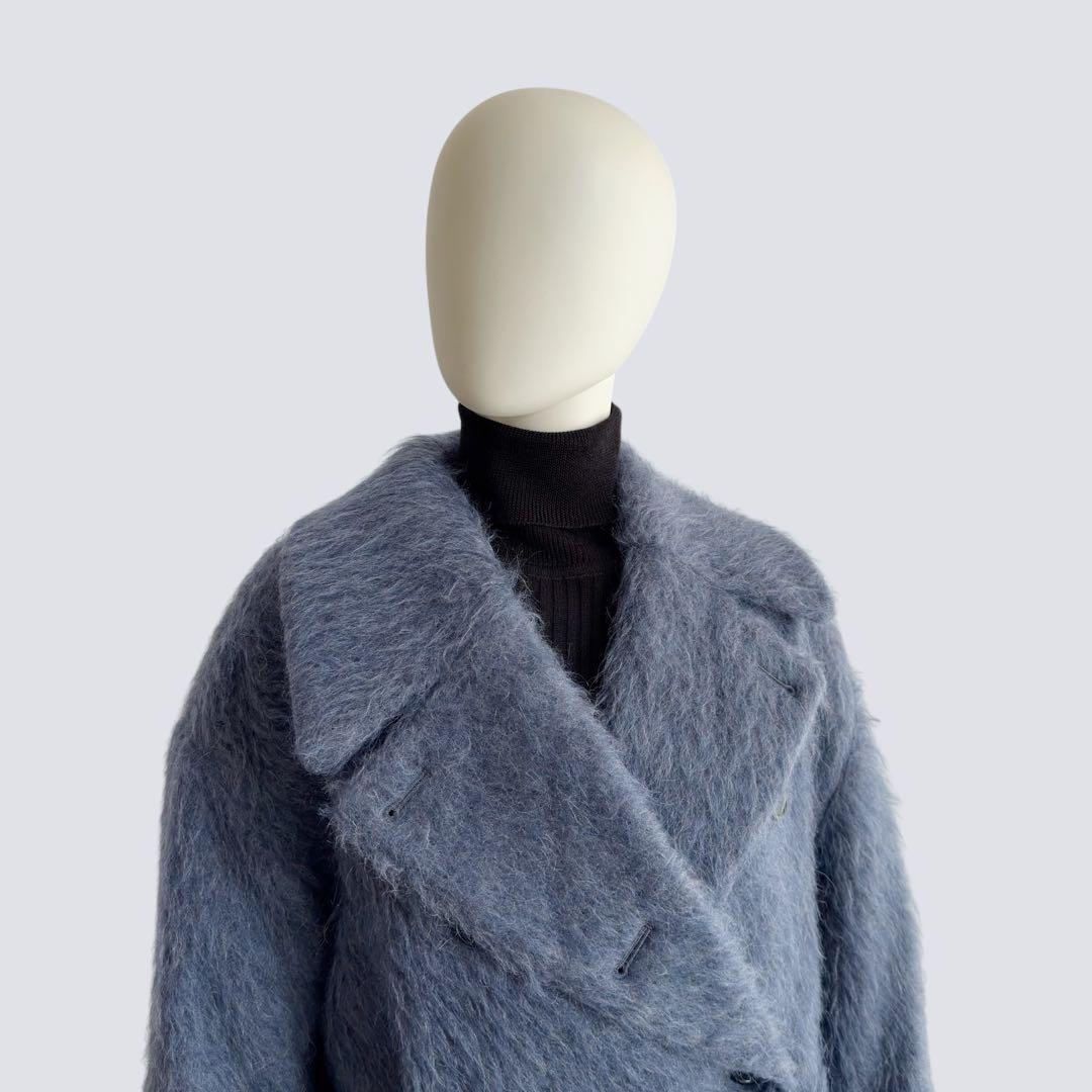 CLANE クラネ LONG SHAGGY SULLEY COAT ブルー