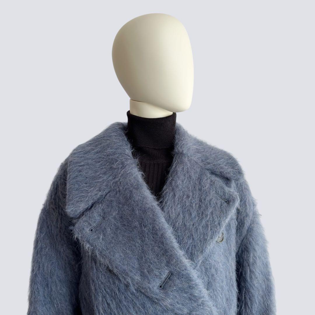 CLANE クラネ LONG SHAGGY SULLEY COAT ブルー