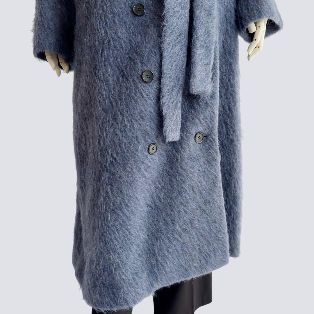 CLANE クラネ LONG SHAGGY SULLEY COAT ブルー