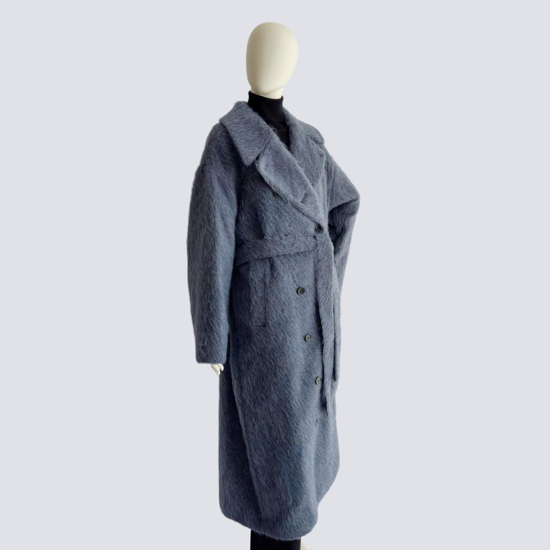 CLANE クラネ LONG SHAGGY SULLEY COAT ブルー