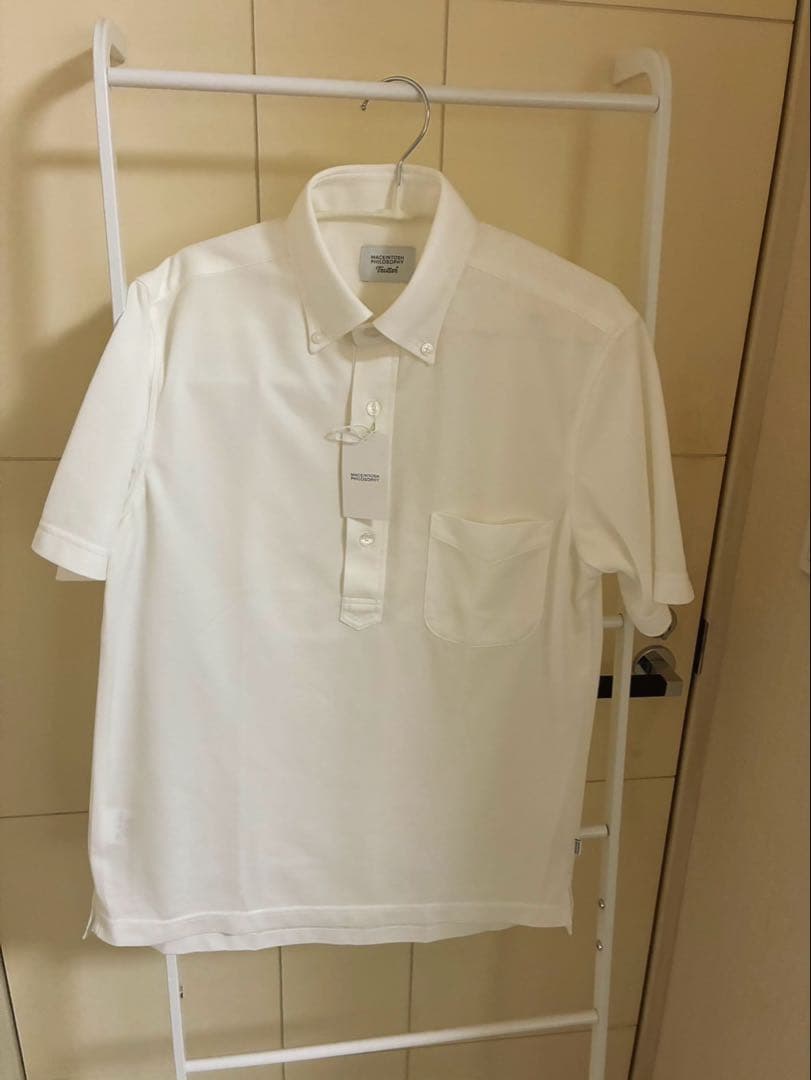 【新品・未使用】マッキントッシュ フィロソフィー　トロッターボタンダウンポロ38