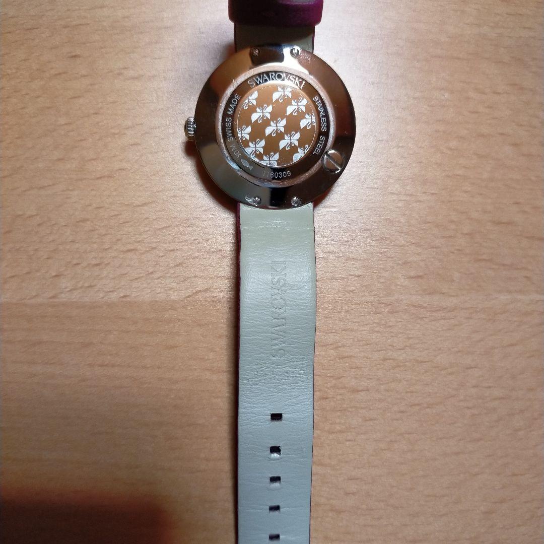 Swarovski スワロフスキー 腕時計 ピンクバンド ジュエリーウォッチ