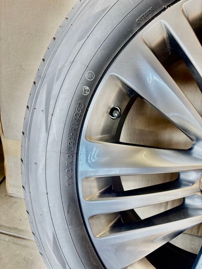 【T.B様】【新車外し】40系アルファード 純正ホイール付タイヤセット