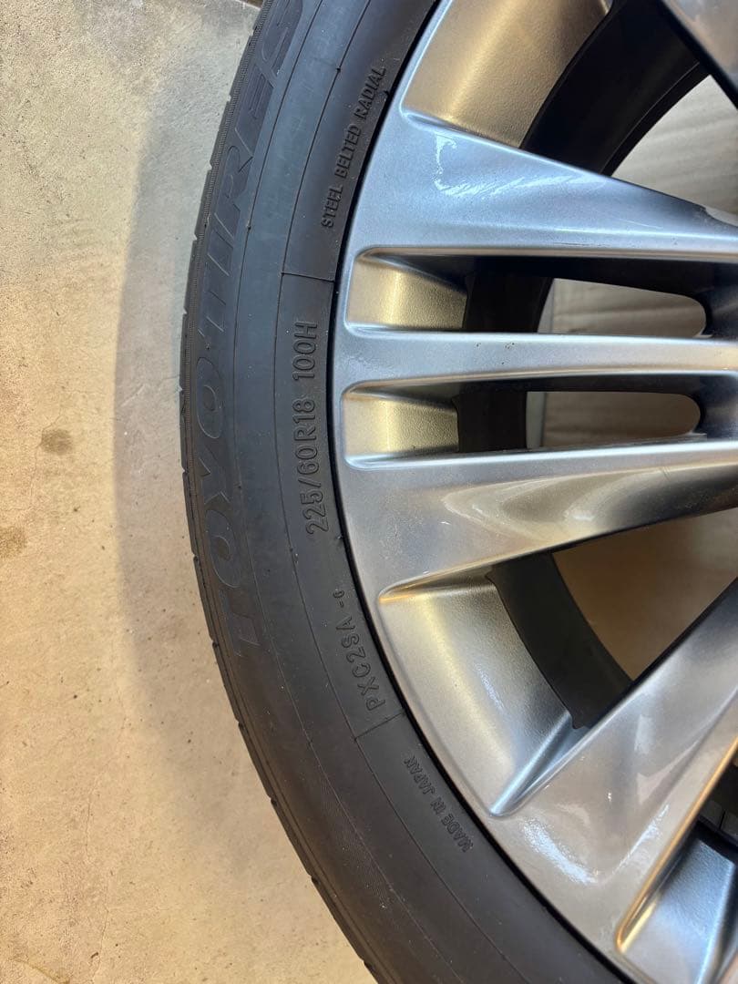 【T.B様】【新車外し】40系アルファード 純正ホイール付タイヤセット