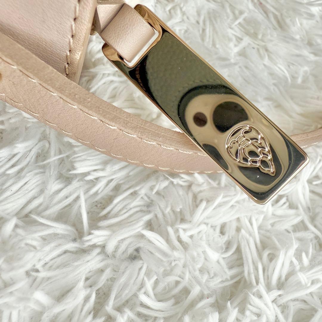 【希少&極美品】ヘレンカミンスキー ラフィア かごバッグ レザー 半月