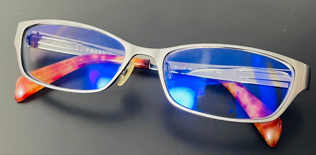 M　【未使用に近い】正規品 PRADA プラダ メガネ　定価44000円