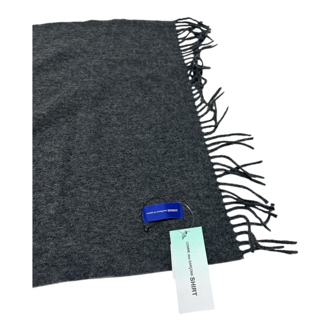 新品 コムデギャルソン シャツ 大判 ウール マフラー ストール 送料込み