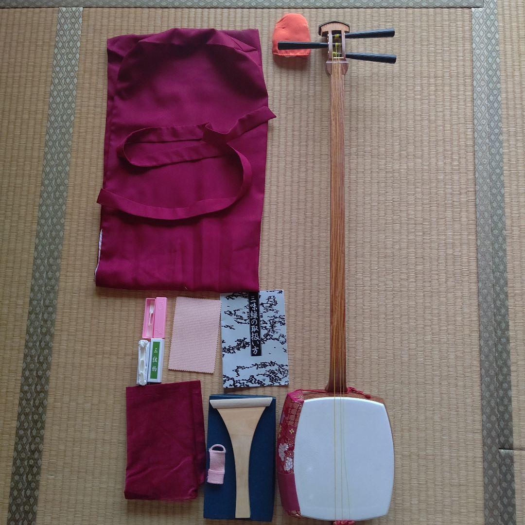 すぐ弾けます！日本製長唄三味線セット