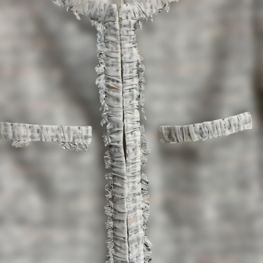 ☆美品[ANAYI ]ミックスツィードノーカラー　ジャケット　サイズ38