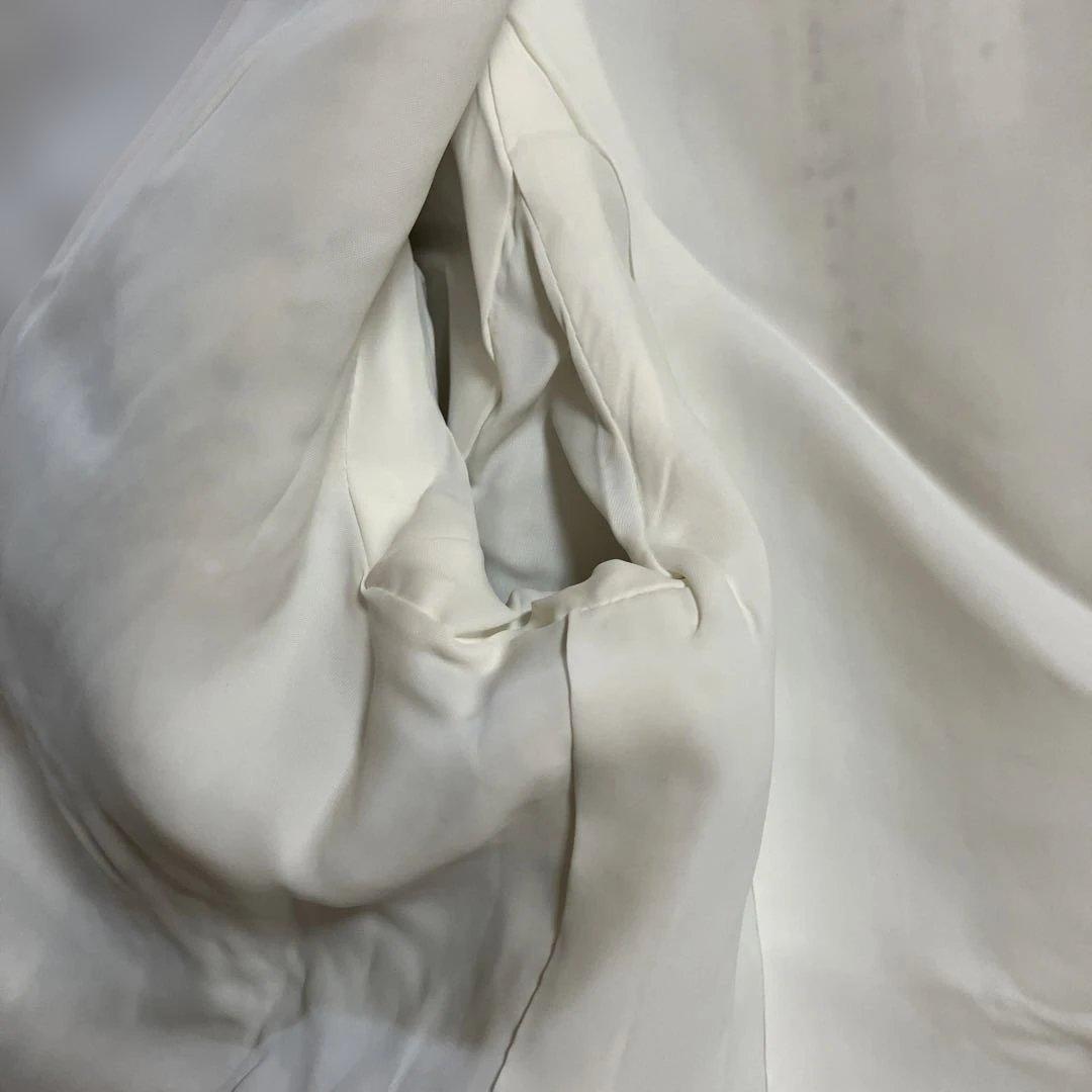 ☆美品[ANAYI ]ミックスツィードノーカラー　ジャケット　サイズ38