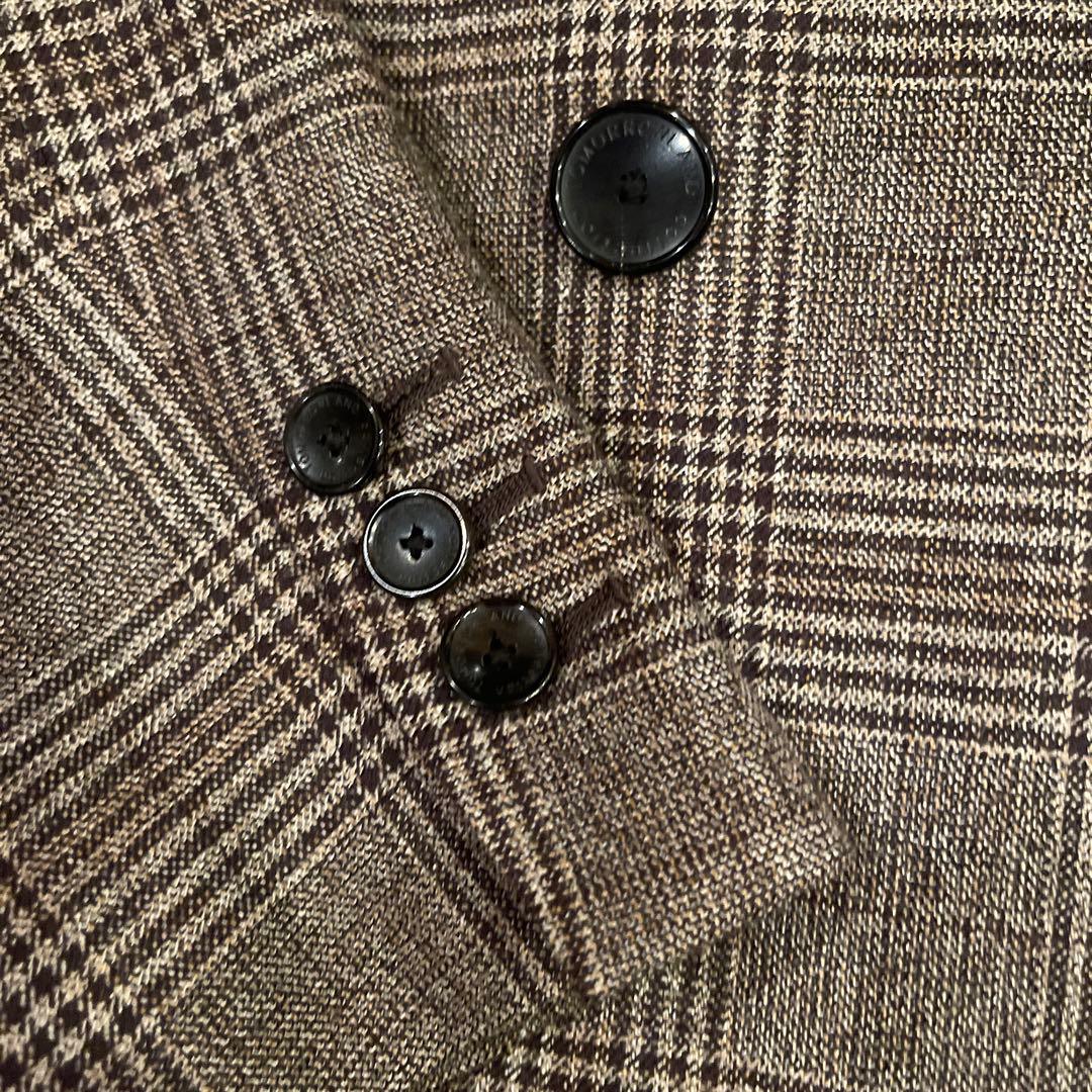 TOMORROWLAND チェック柄 ダブルブレストジャケット