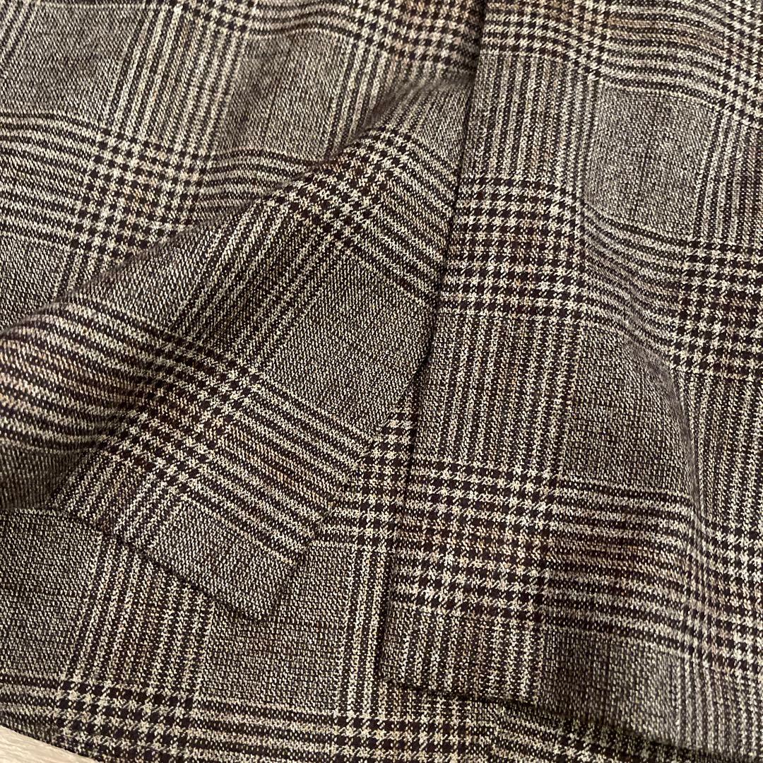 TOMORROWLAND チェック柄 ダブルブレストジャケット