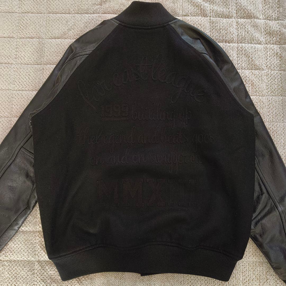 SWAGGER スタジャン レザー 切替 裏地キルティング