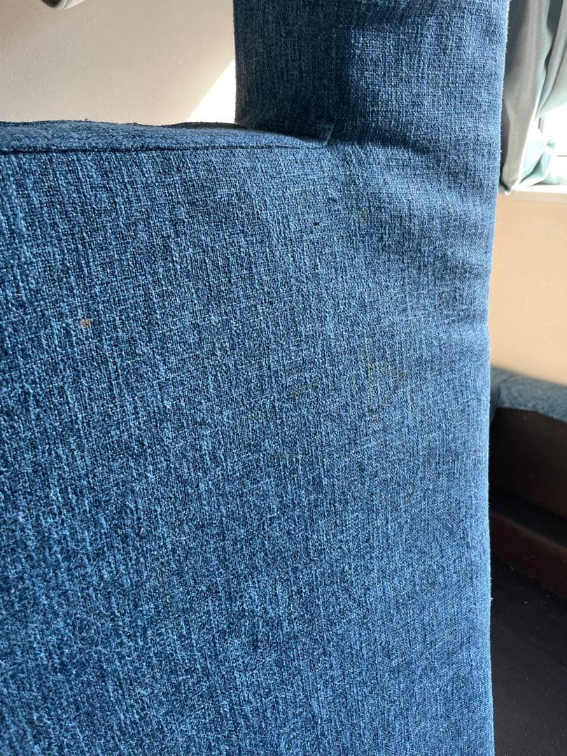 【引取り限定】3人掛けカウチソファ ハイバックソファLOWYA