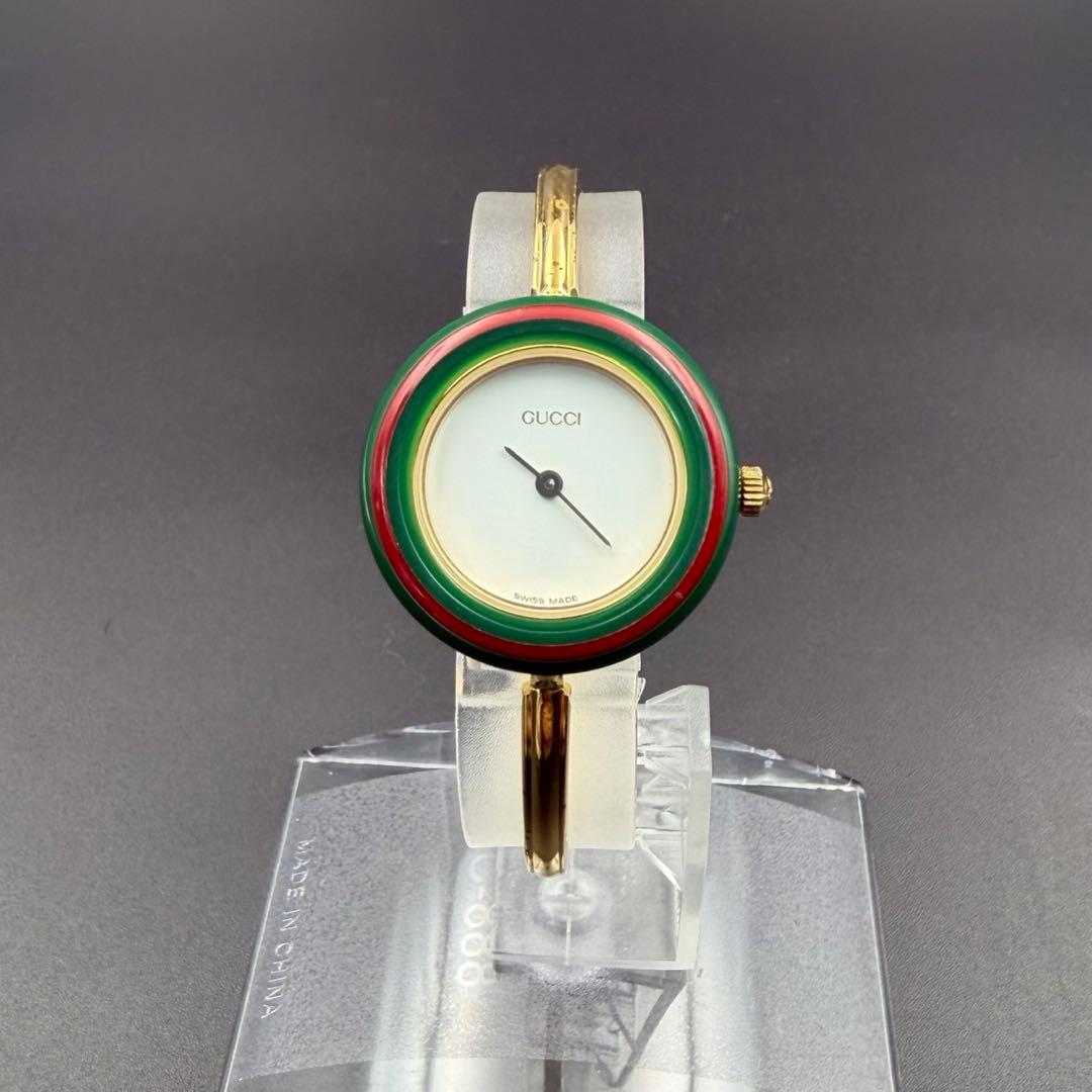 GUCCI / グッチ 11/12 チェンジベゼル 10色 ゴールド 腕時計