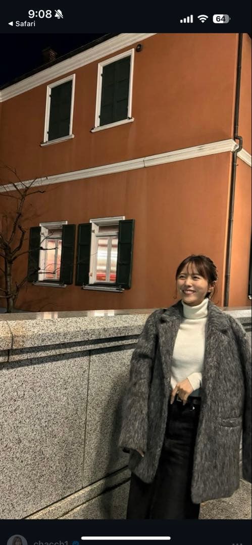 sachat アウター チェスターコート ジャケット シャギー