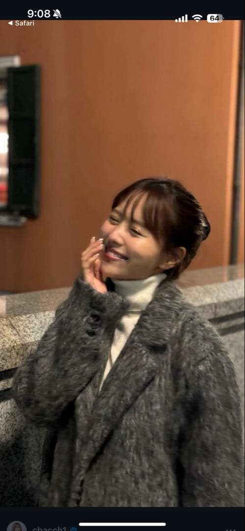 sachat アウター チェスターコート ジャケット シャギー