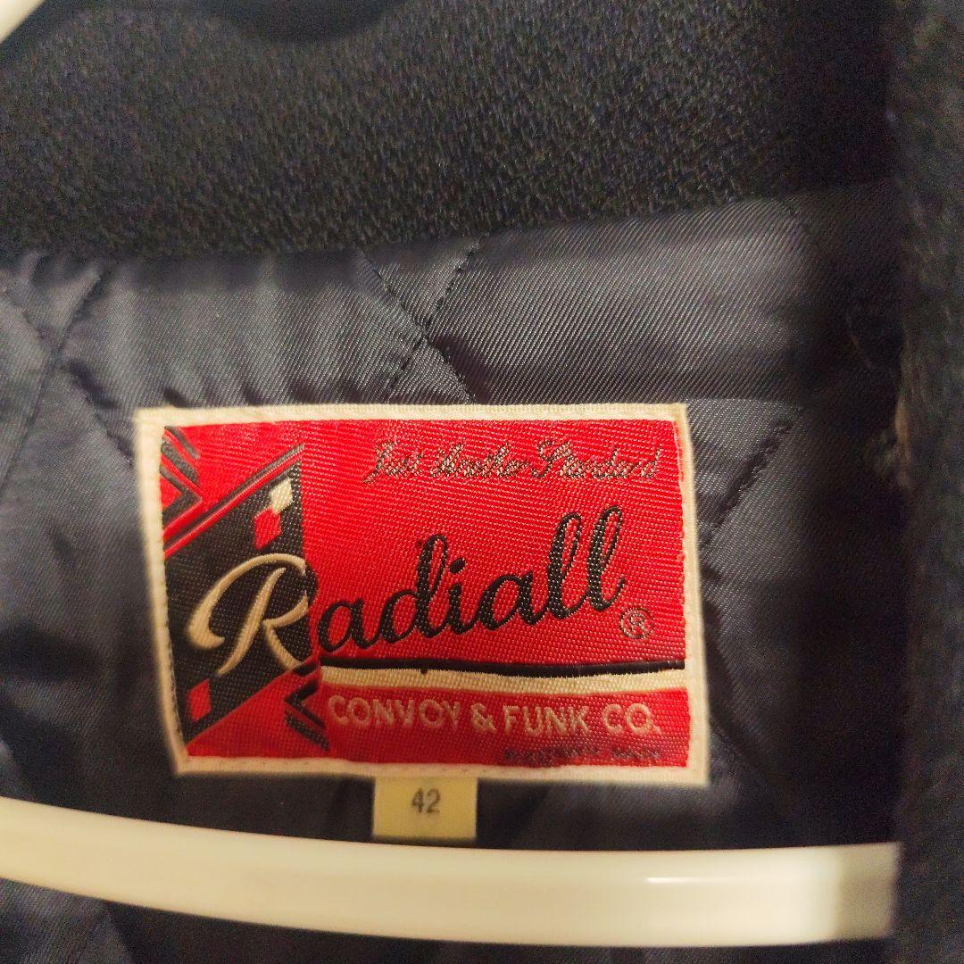 Radiall スローバーン刺繍スタジャン 42