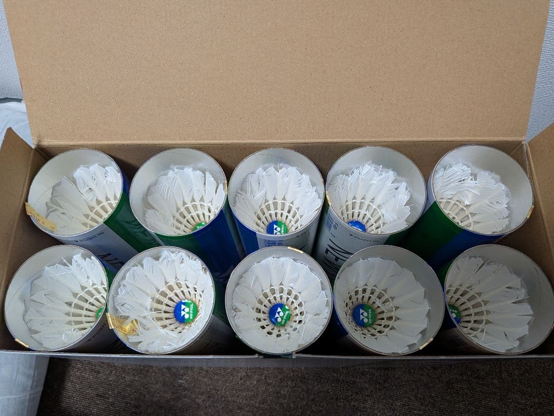 【中古】バドミントンシャトルヨネックスニューオフィシャル10ダース120球