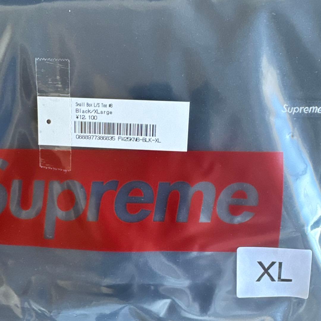 専用　Supreme small box l/s top XL 25FW 新品