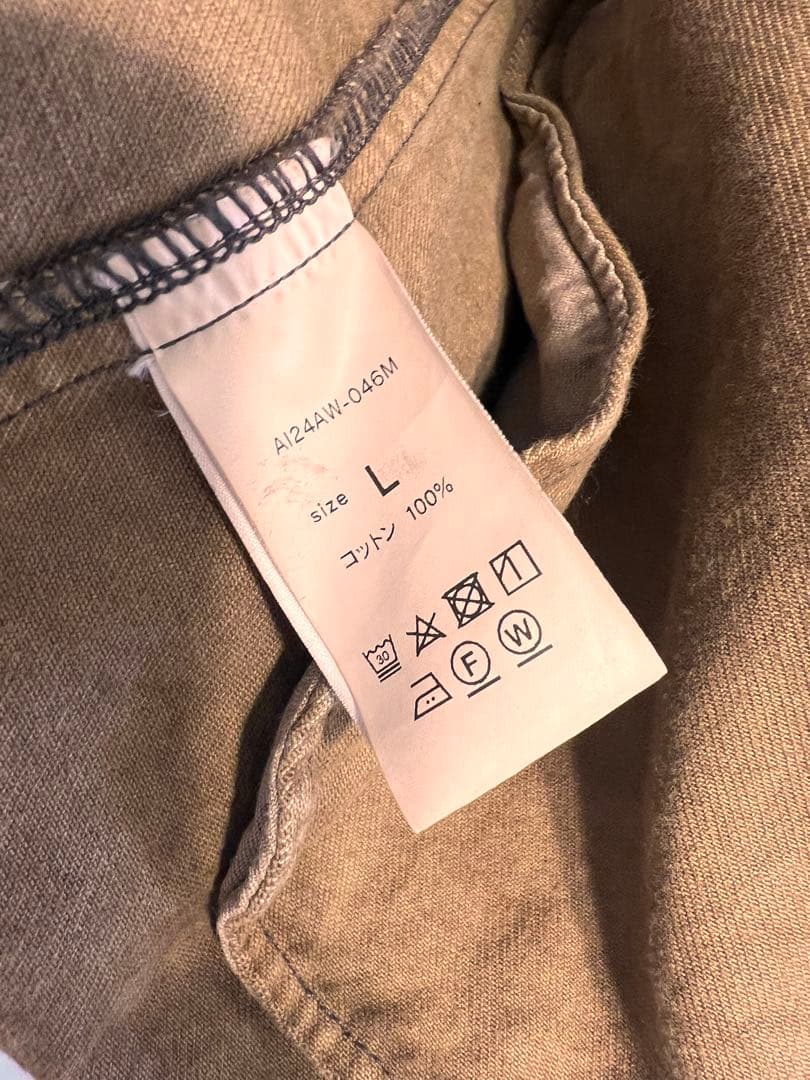 Loungedress ainode hinaseレザーライクブルゾン　未使用