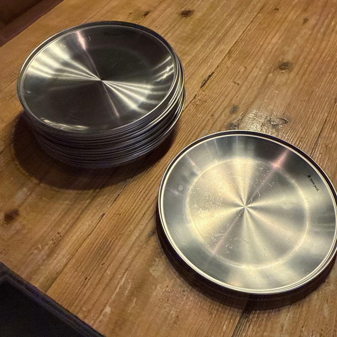 G*n様  peak ステンレス皿 大　21枚セット