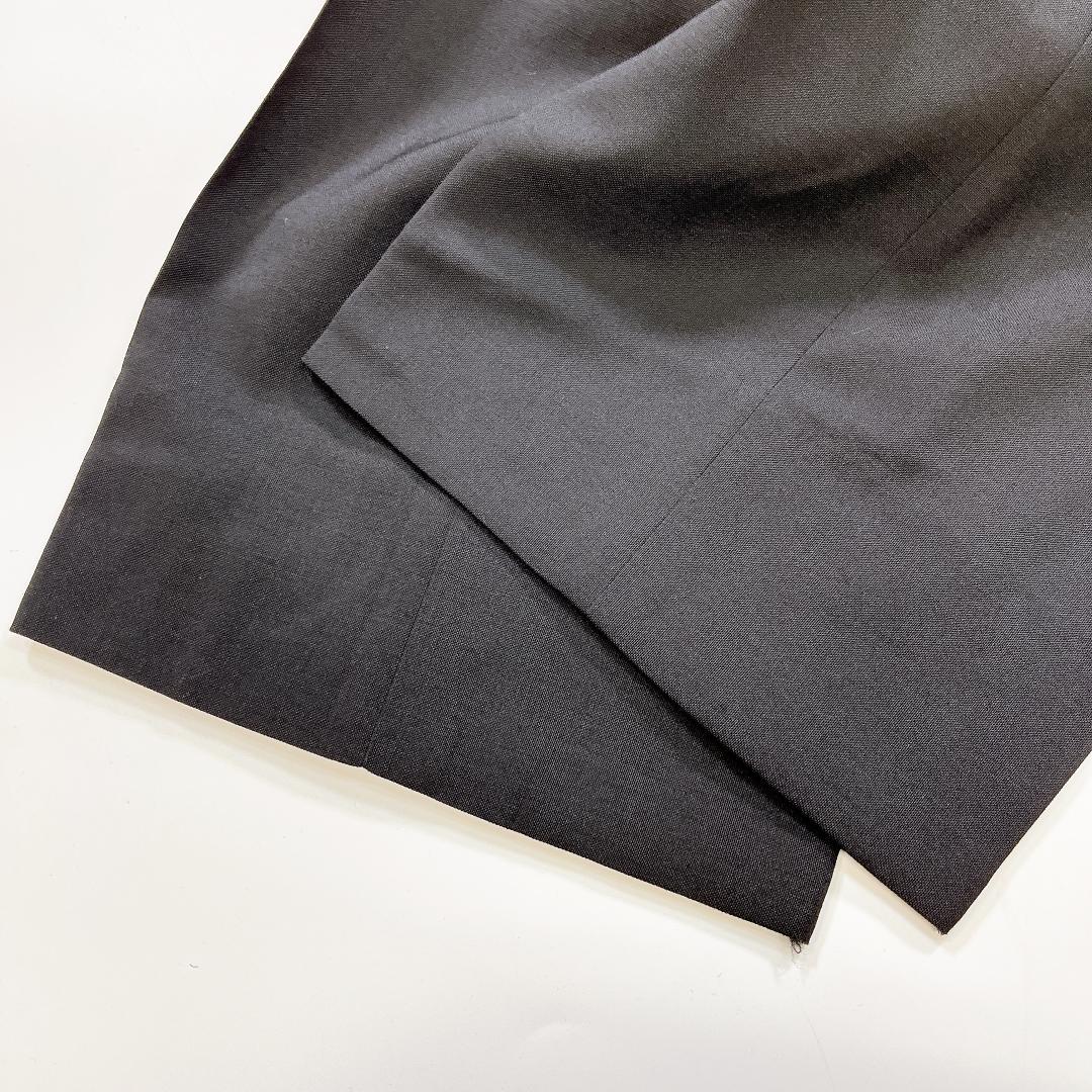 イヴサンローラン ダブル スーツ セットアップ 黒 6B M相当 高級