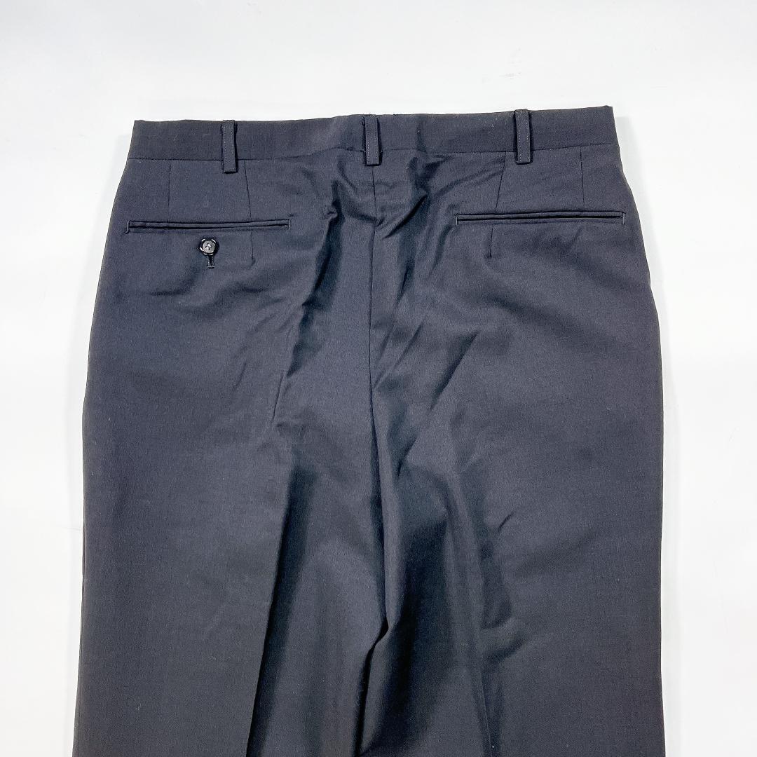 イヴサンローラン ダブル スーツ セットアップ 黒 6B M相当 高級