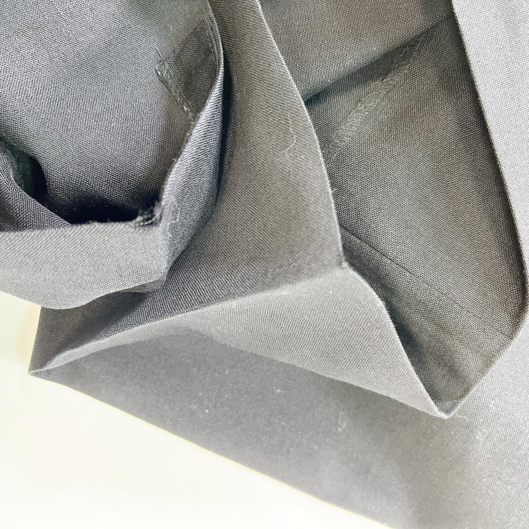 イヴサンローラン ダブル スーツ セットアップ 黒 6B M相当 高級