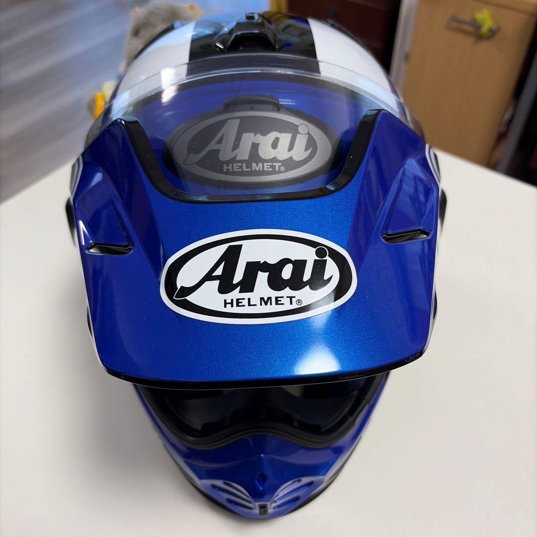 Arai ツアークロス　V　コスミック　 青/黒/白　Lサイズ　美品！