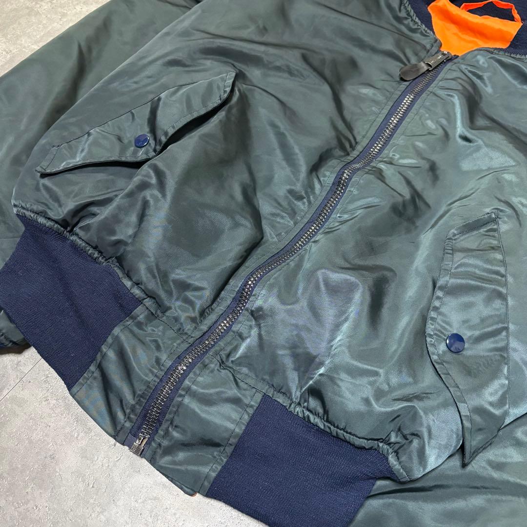 USA製 90s GREENBRIER INC. MA-1 フライトジャケット