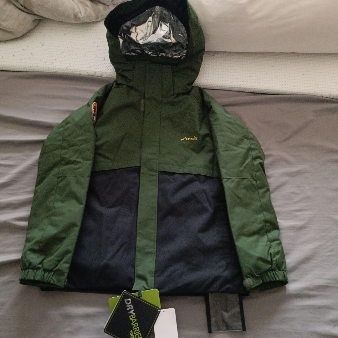 Phenix フェニックス 子ども用スキーウェア ジャケット グリーン/ブラック