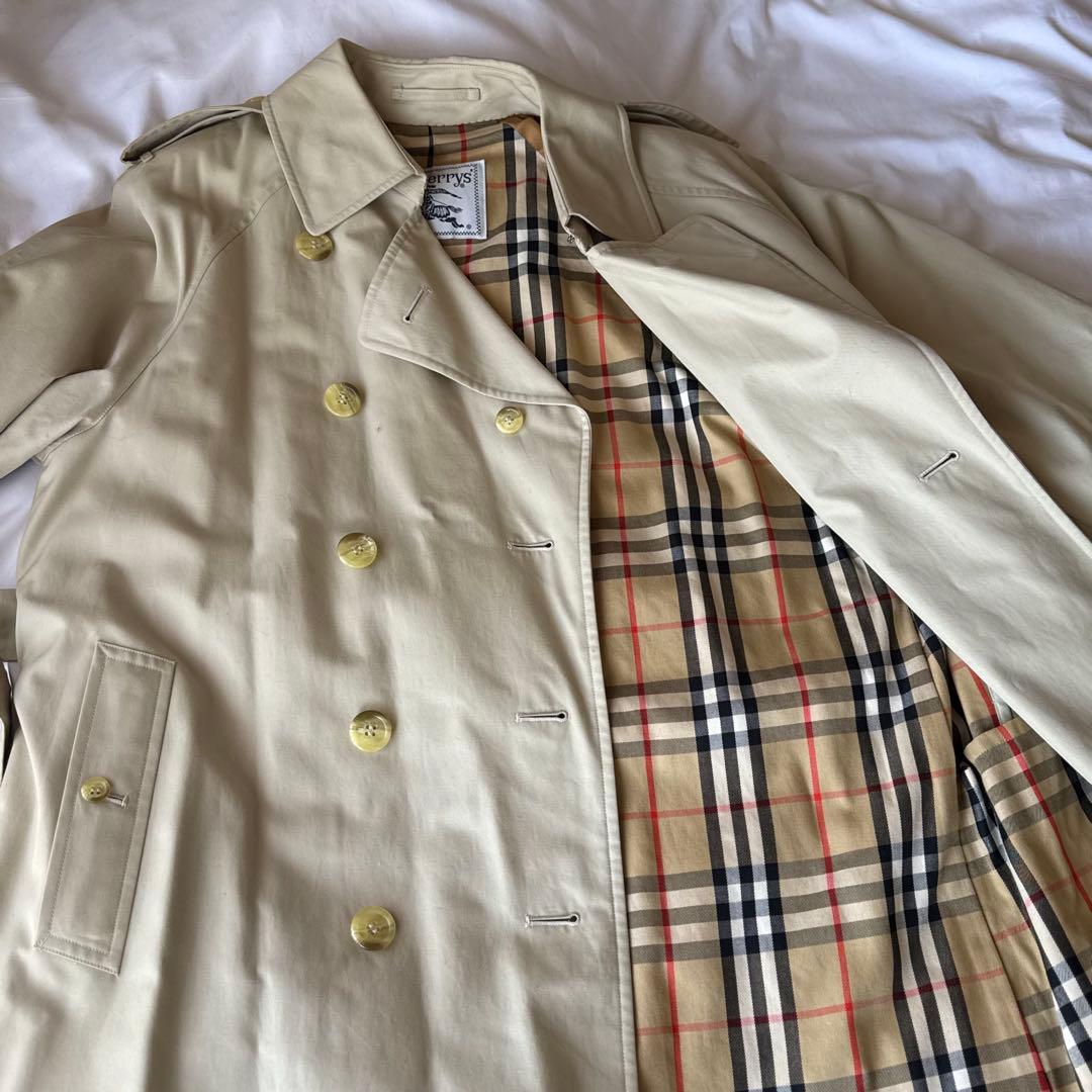 【 美品 】BURBERRYs レディース トレンチコート ノバチェック