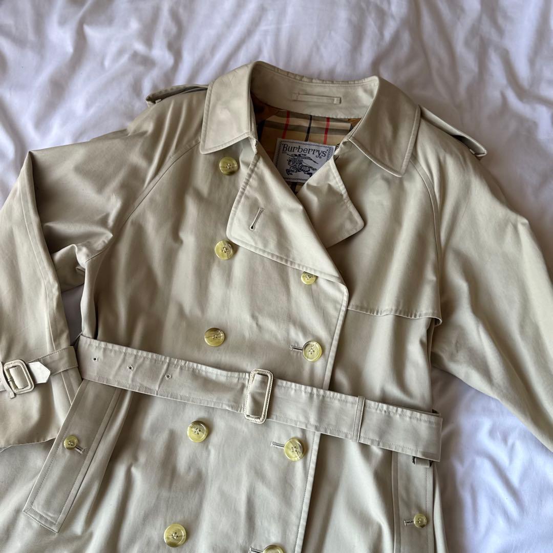 【 美品 】BURBERRYs レディース トレンチコート ノバチェック