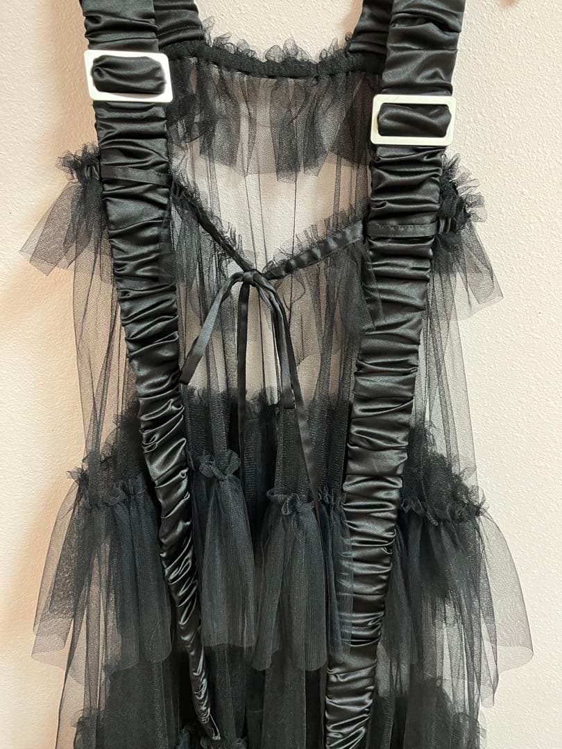 LA BELLE ETUDE シースルーボリュームチュールデザインジレ