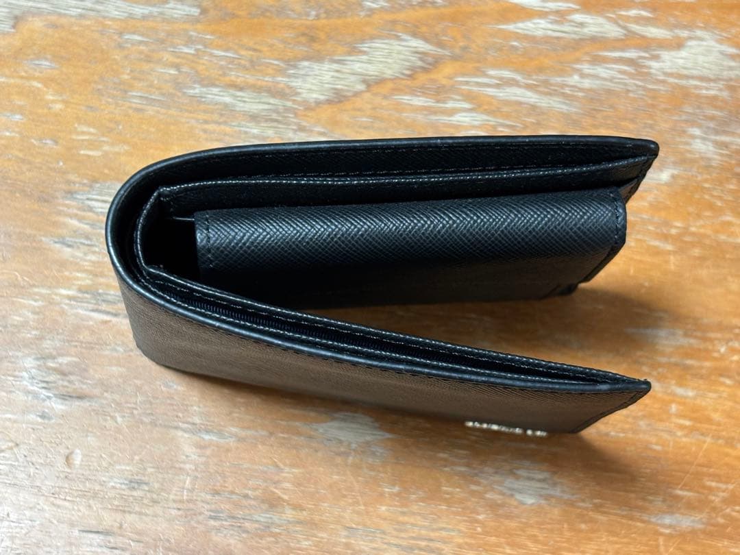 アニエスb ブラック 二つ折り財布 美品