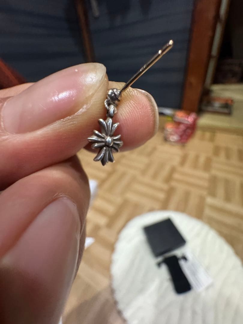 Chrome hearts クロムハーツ タイニーE ドロップピアス 14k