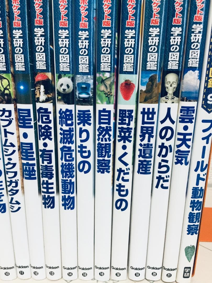 新・ポケット版 学研の図鑑 1～21巻+1冊 22冊セット