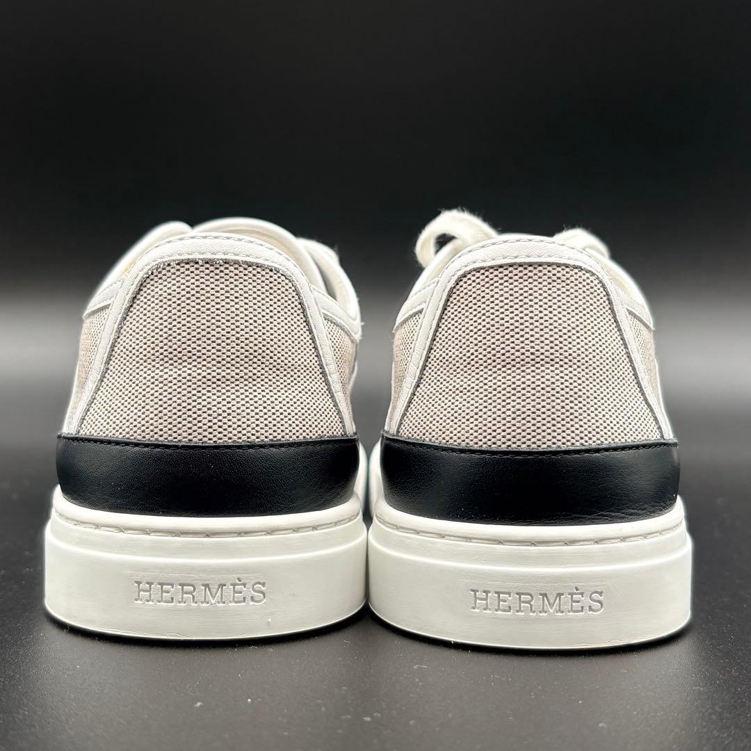 【極美品】HERMES トワルH ゲット　スニーカー