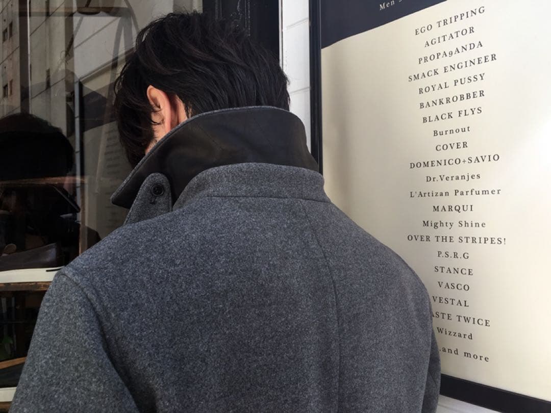 【EGO TRIPPING】STAND-FALL COLLAR COAT