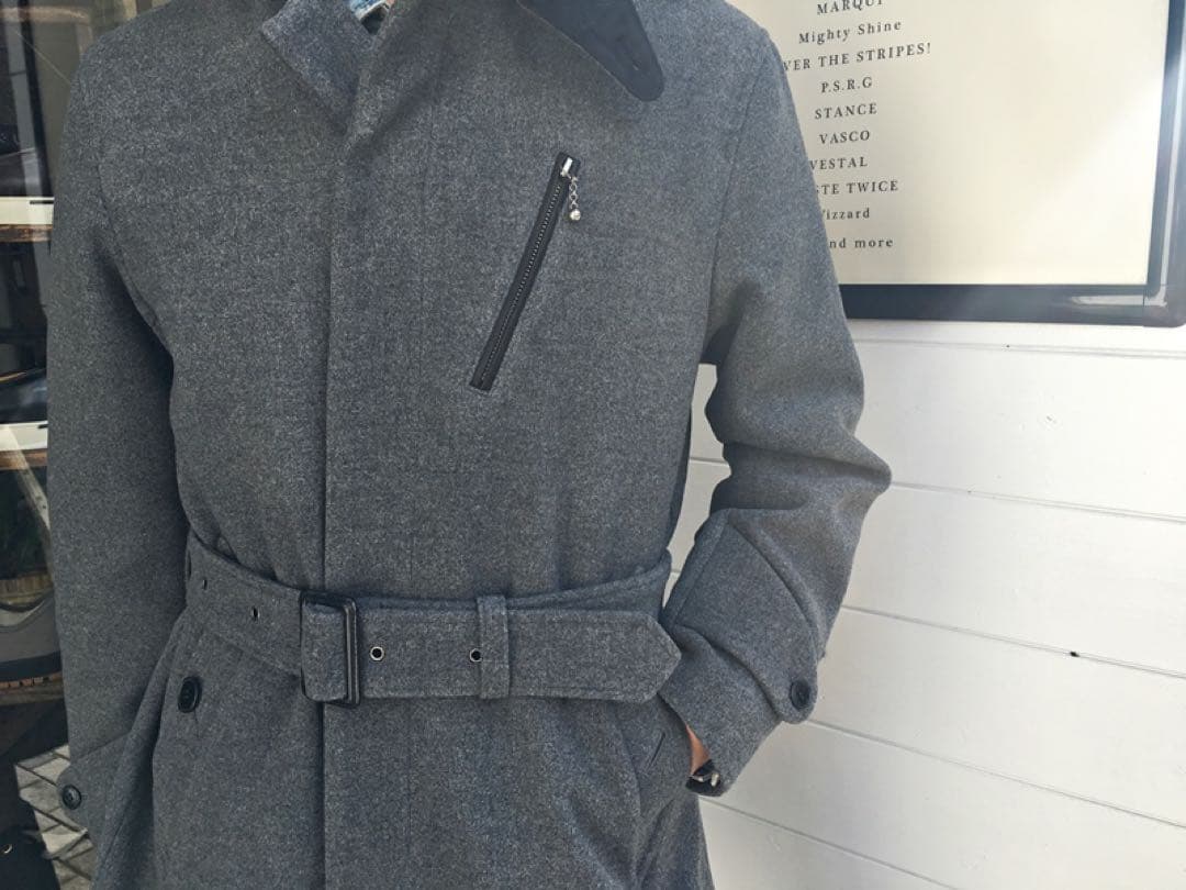 【EGO TRIPPING】STAND-FALL COLLAR COAT