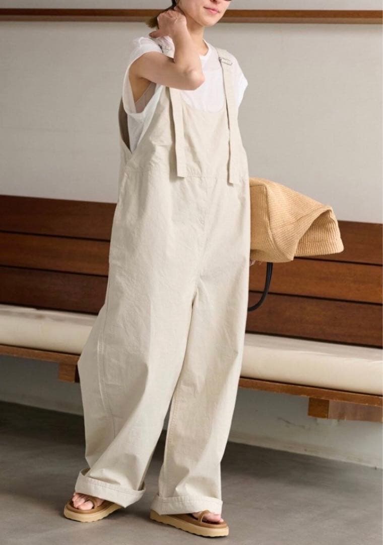 25　FRAMeWORK コンパクトウェザーサロペット