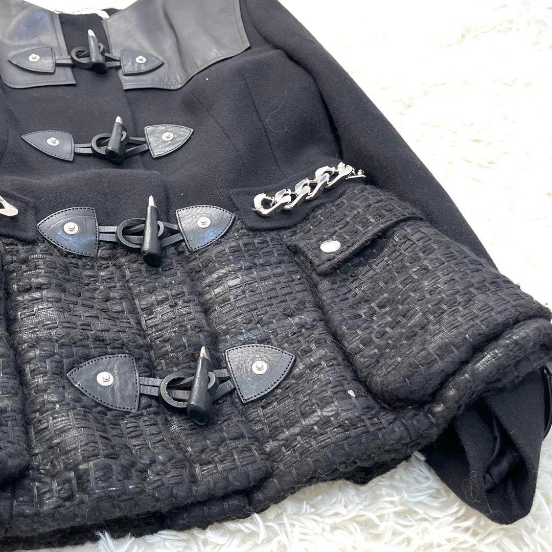 極美品 ジバンシー ナポレオン ノーカラージャケット チェーン 高級 レディース