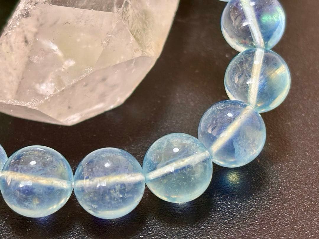 ゆみ　究極品質　海の精霊の宝物　幻のエンジェルローズアクアマリン