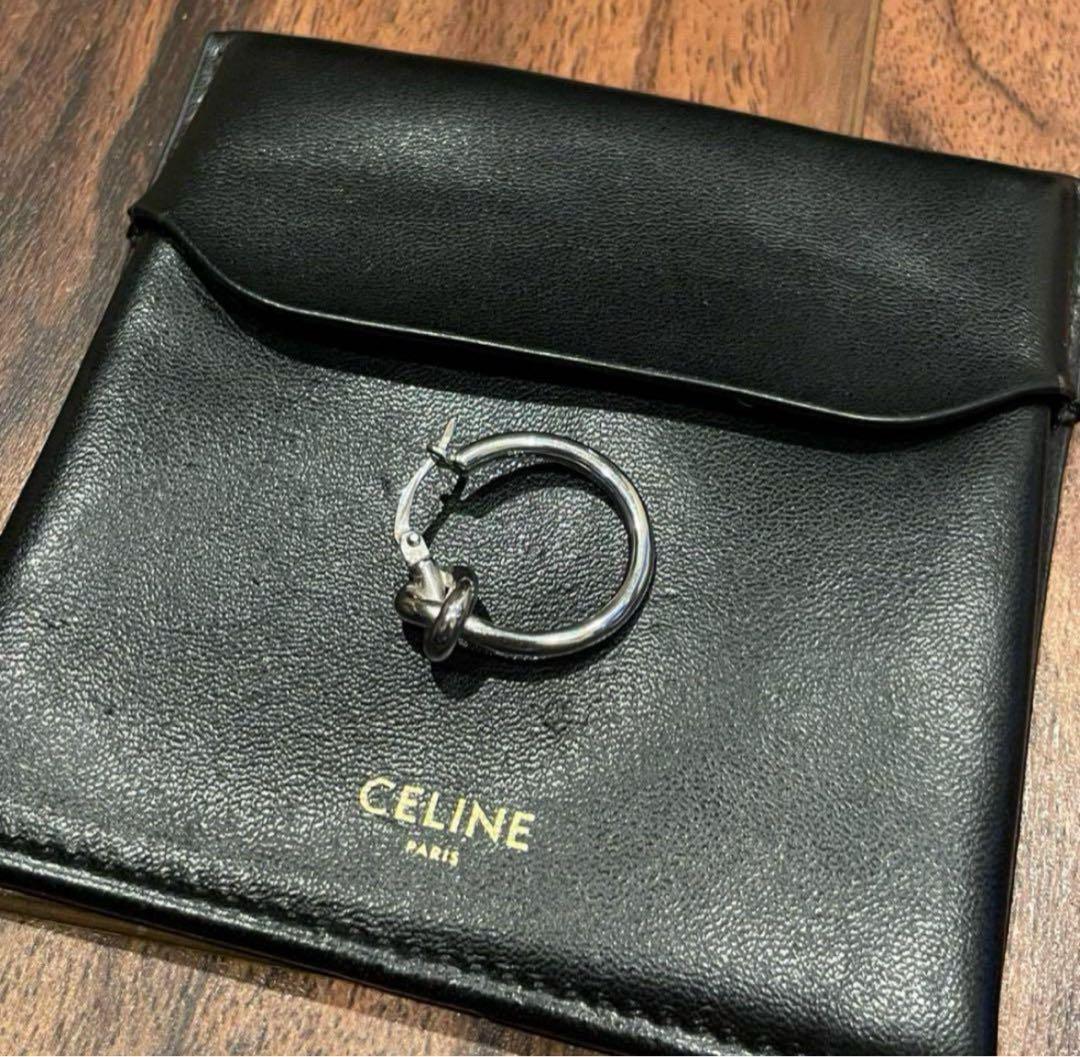 CELINE　ノットスモールフープピアス片耳用