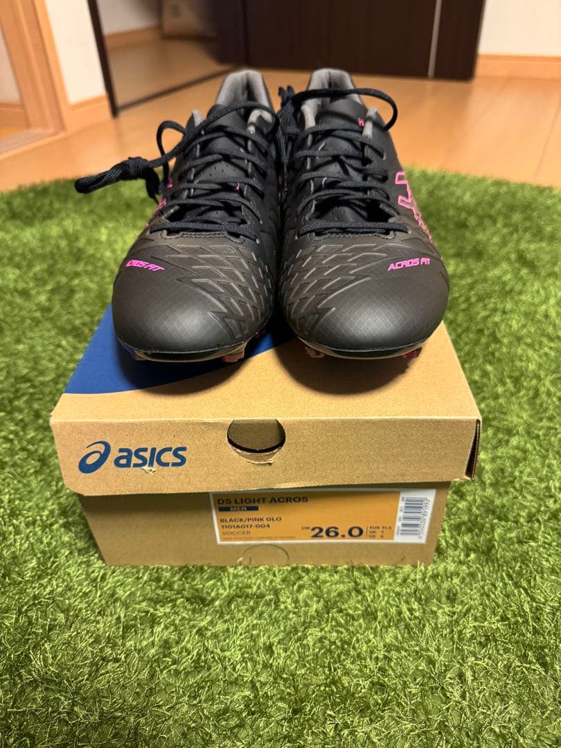 asics DS LIGHT ACROS 26.0cm ブラック/ピンク