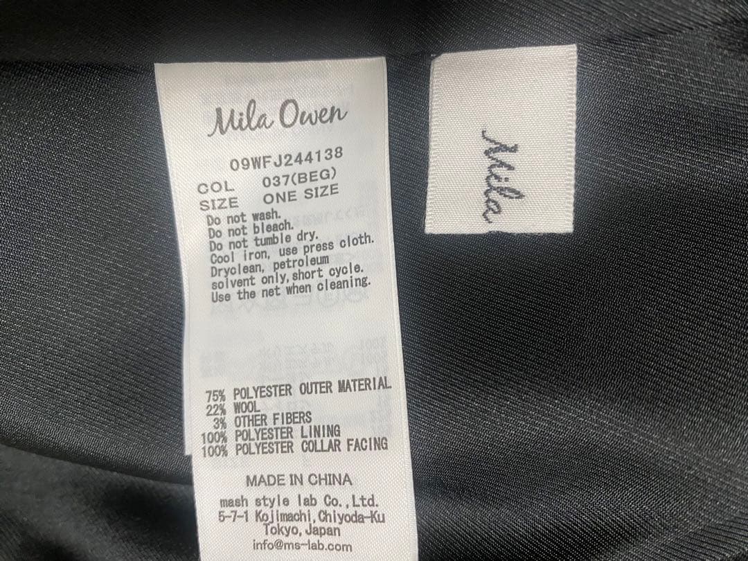 ミラオーウェン　Mila Owen 金釦ジャケット