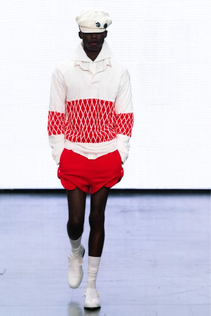 stefan cooke 22ss キルト ポロシャツ