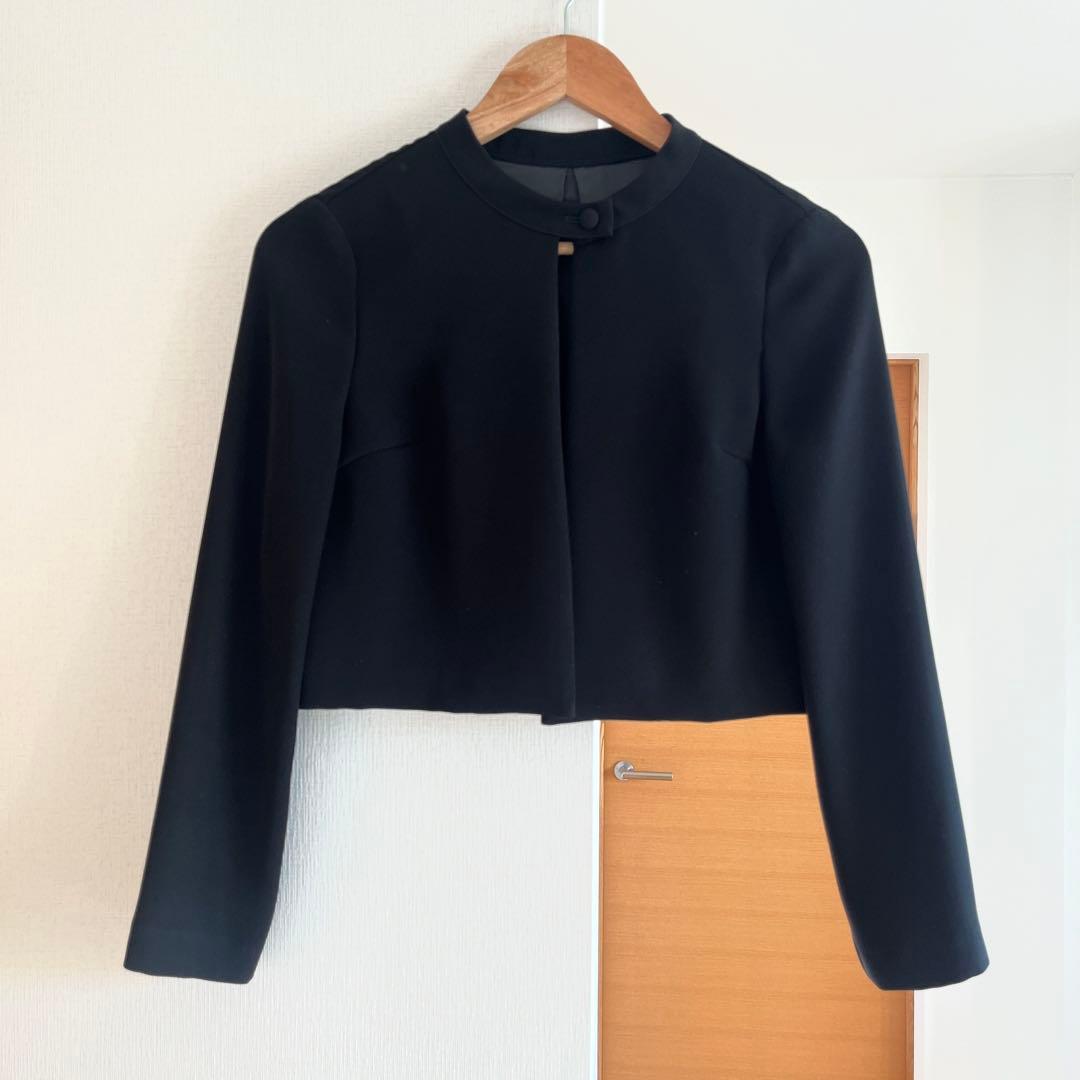 kaene バックタックジャケット　34 黒　BLACK