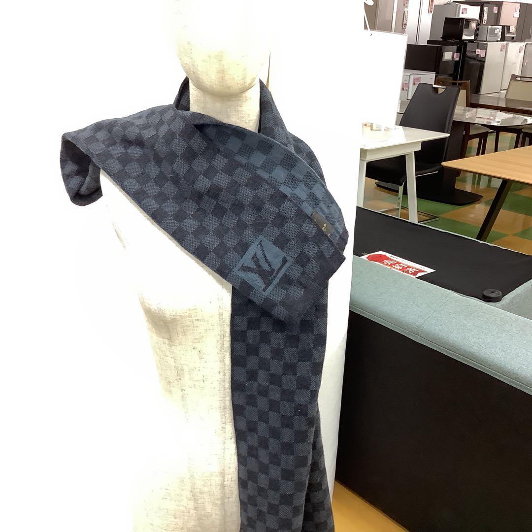 ルイ・ヴィトン チェック柄マフラー 688